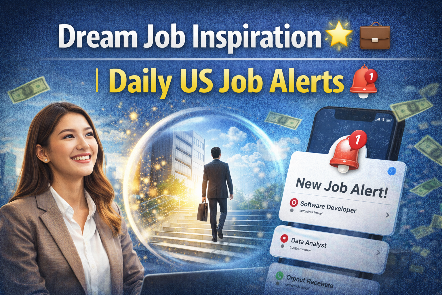 Dream Job Inspiration 🌟💼 | Daily US Job Alerts 🔔